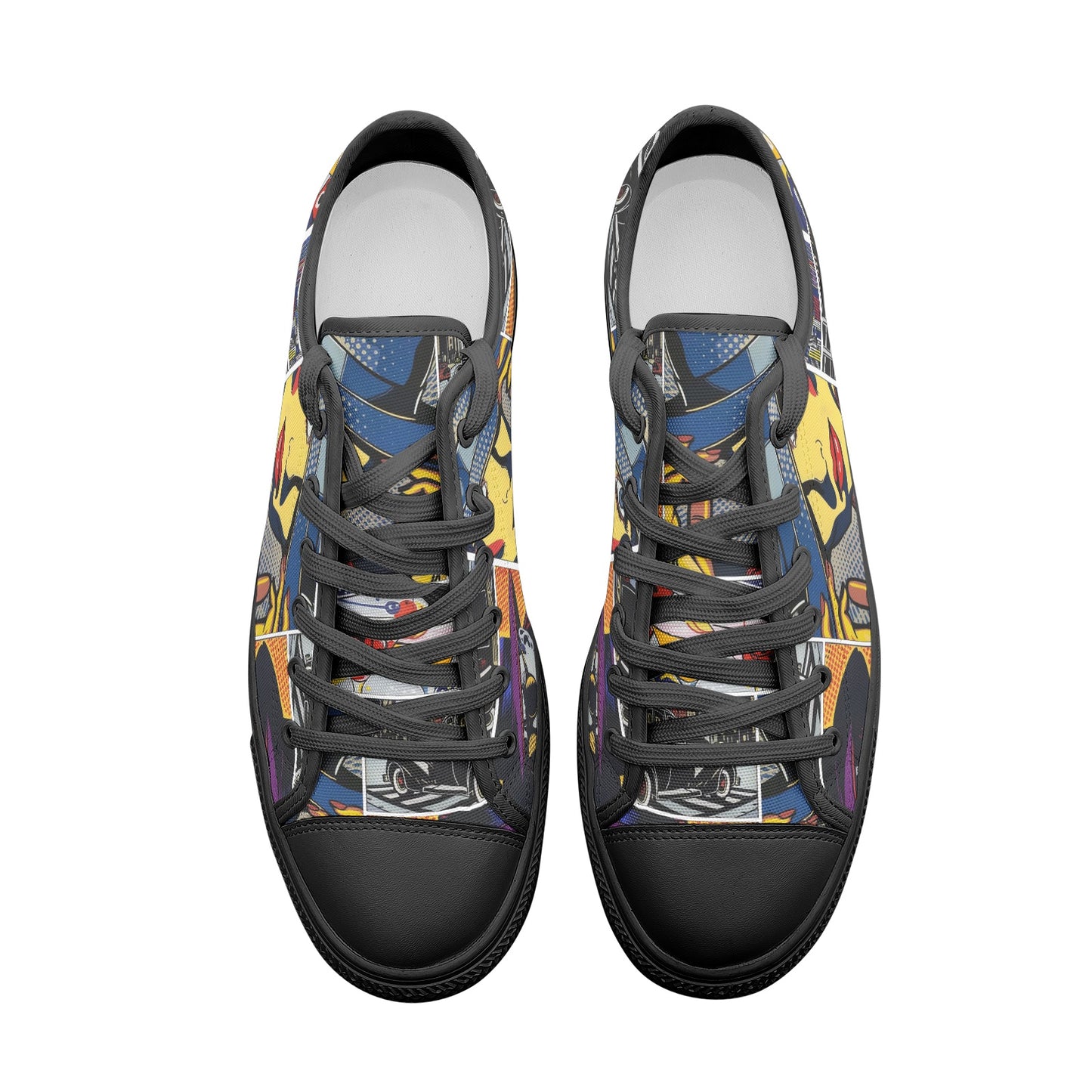 COMICS - Unisex Low Top Canvas Shoes