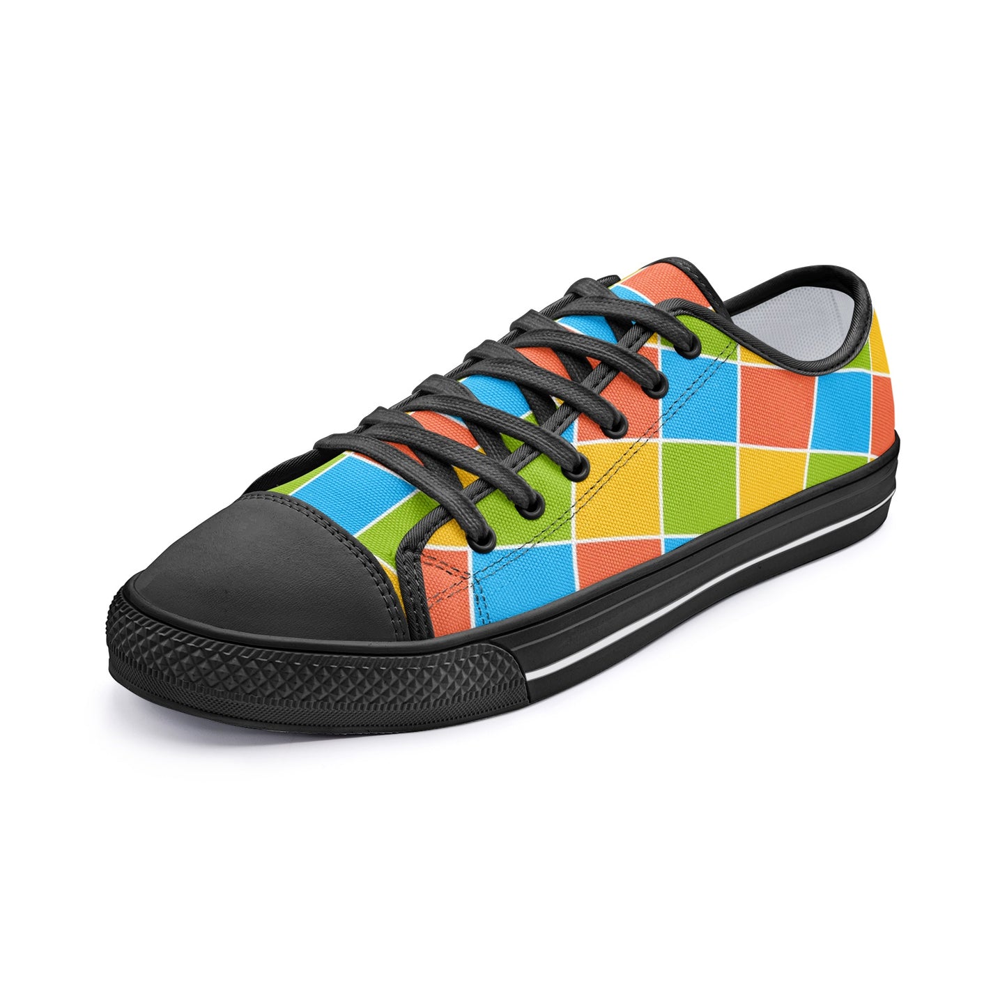 COLORS - Unisex Low Top Canvas Shoes