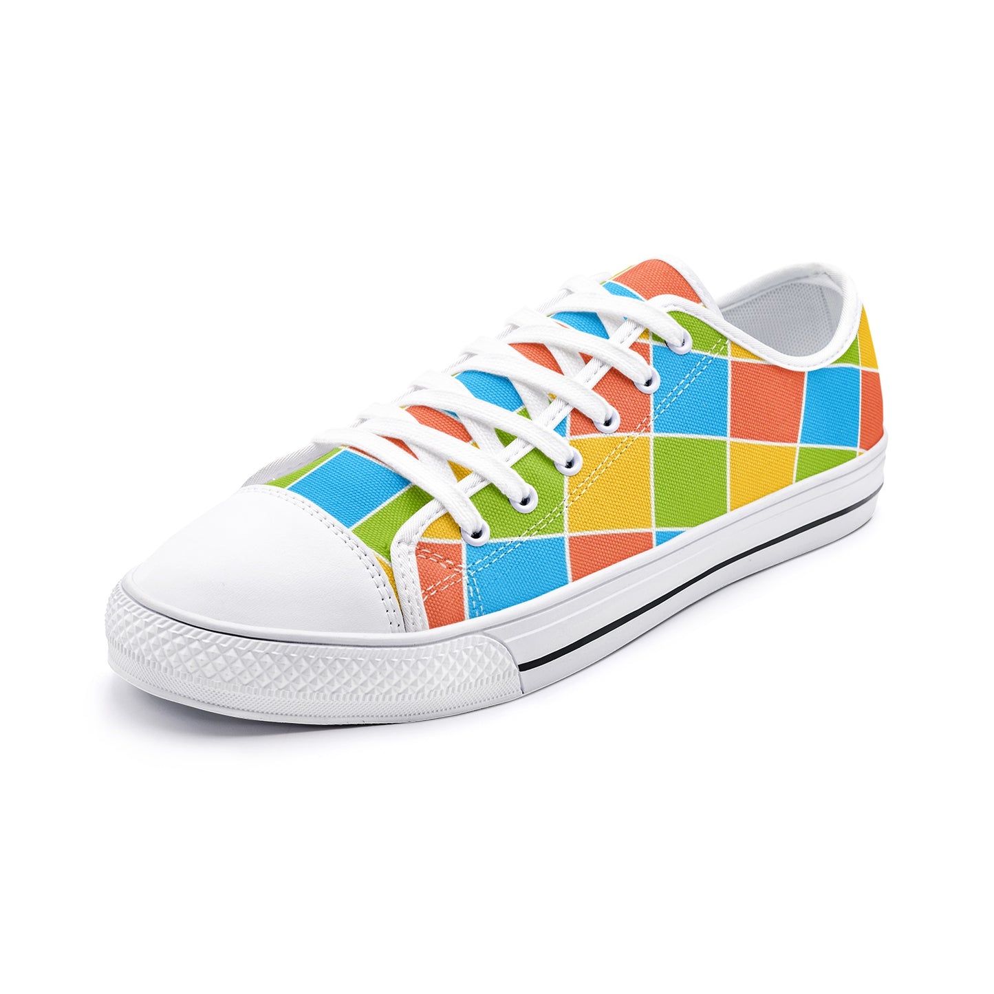 COLORS - Unisex Low Top Canvas Shoes