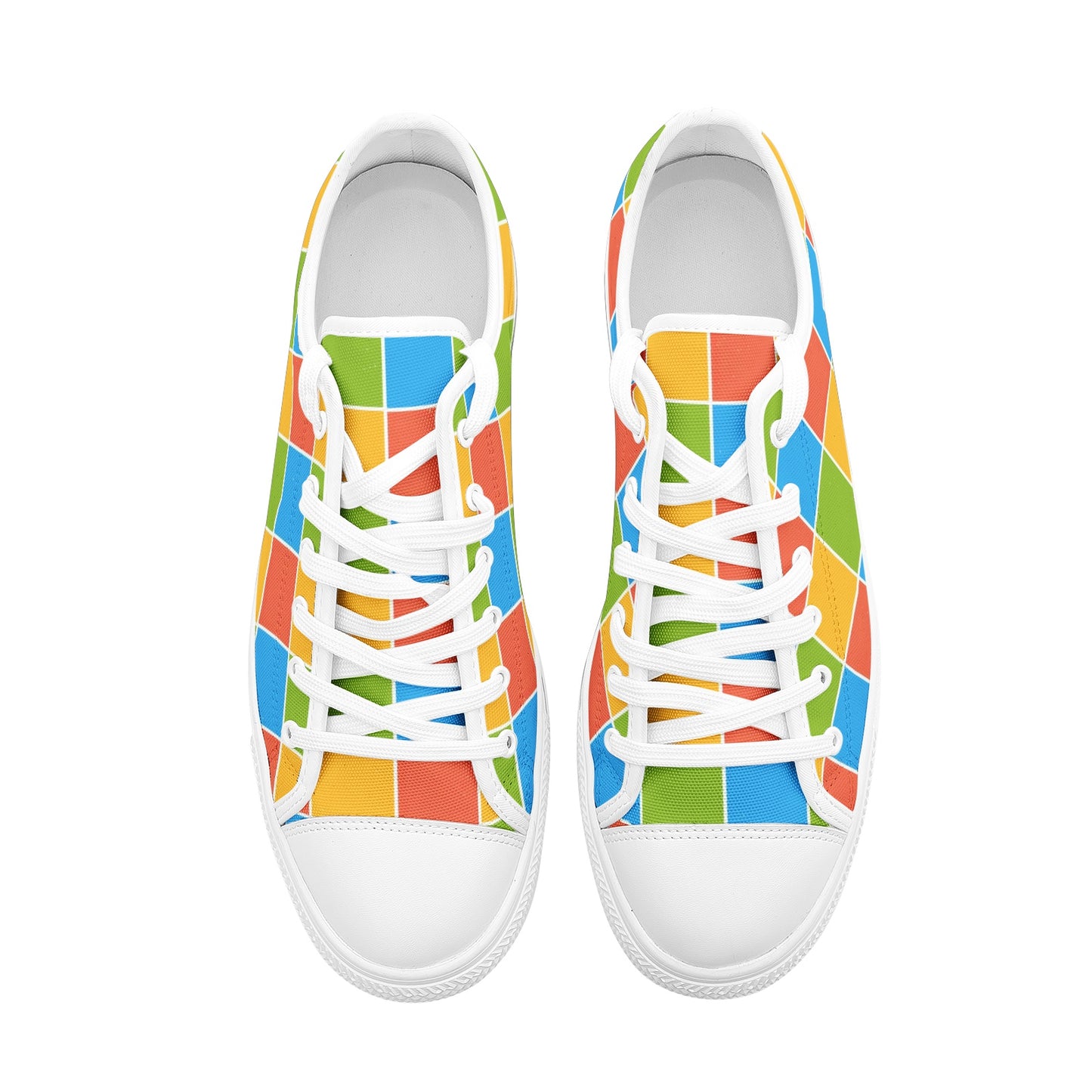 COLORS - Unisex Low Top Canvas Shoes