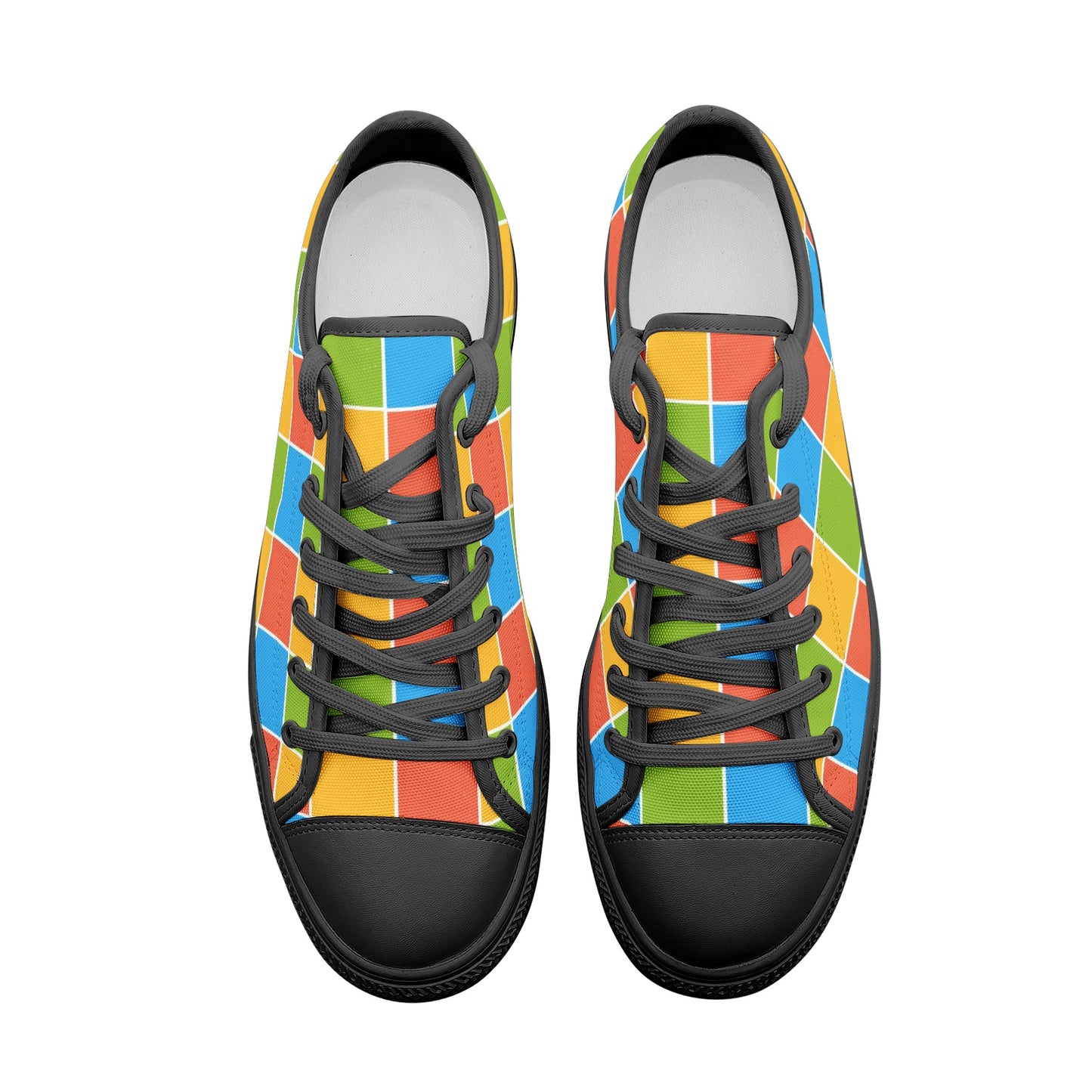 COLORS - Unisex Low Top Canvas Shoes