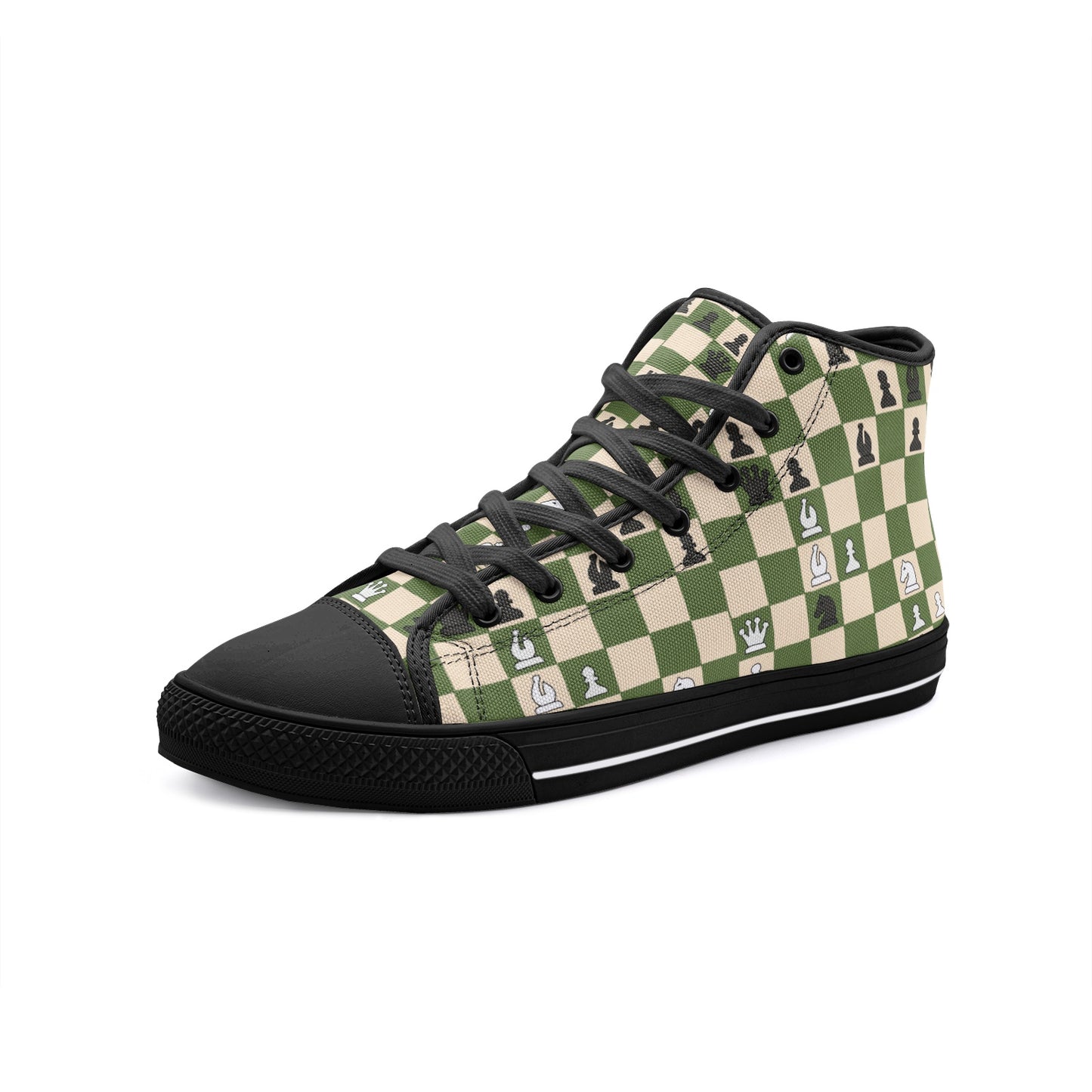 CHESS - Unisex High Top Canvas Shoes