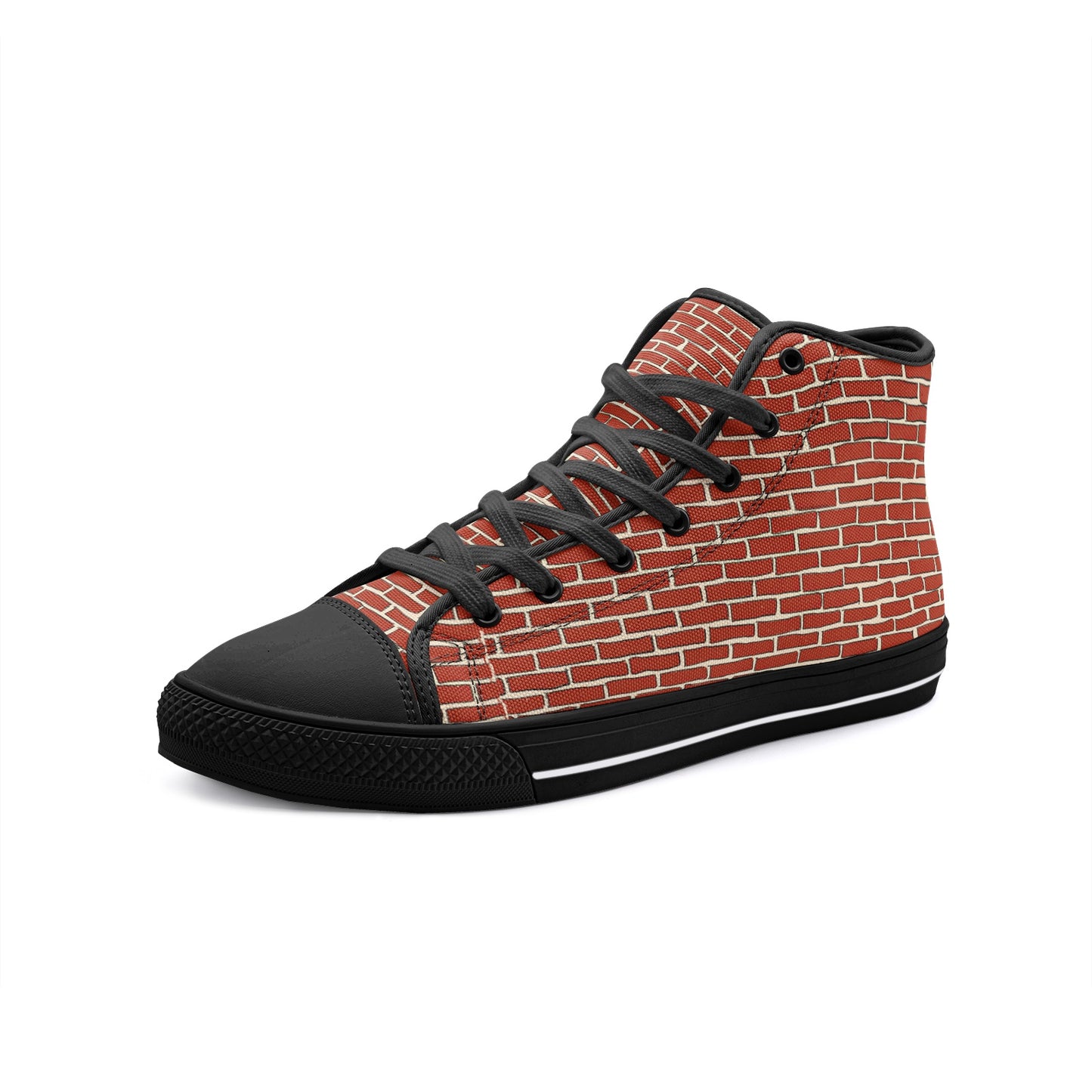 RED BRICKS - Unisex High Top Canvas Shoes